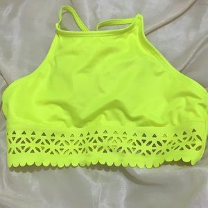 yellow bikini top